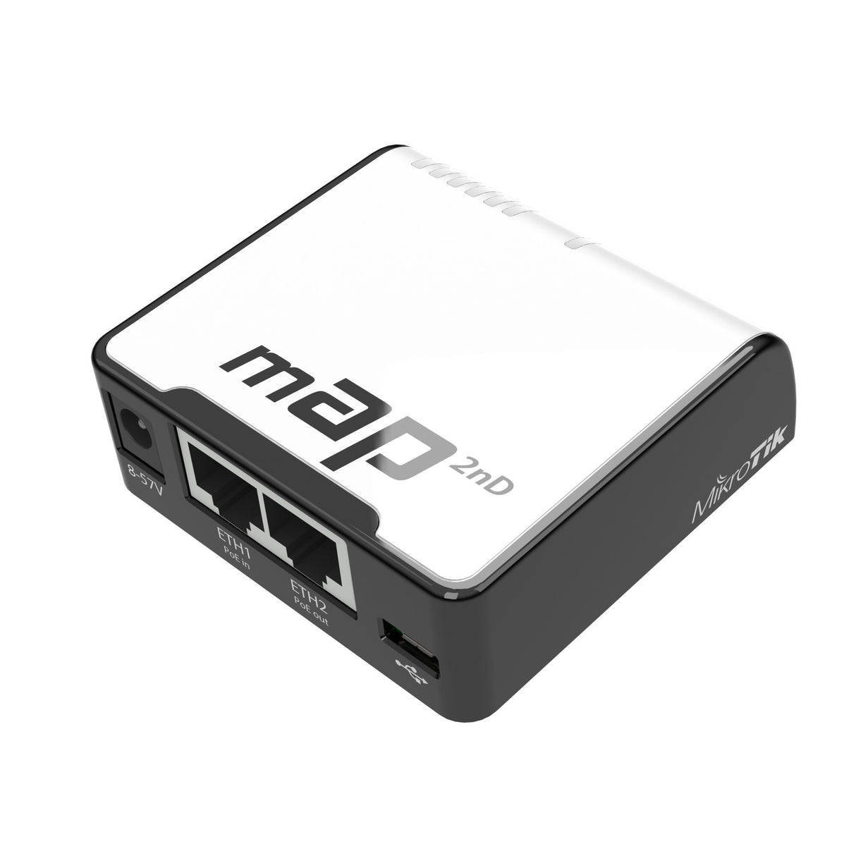 Mikrotik mAP Sort, Hvid Strøm over Ethernet (PoE)