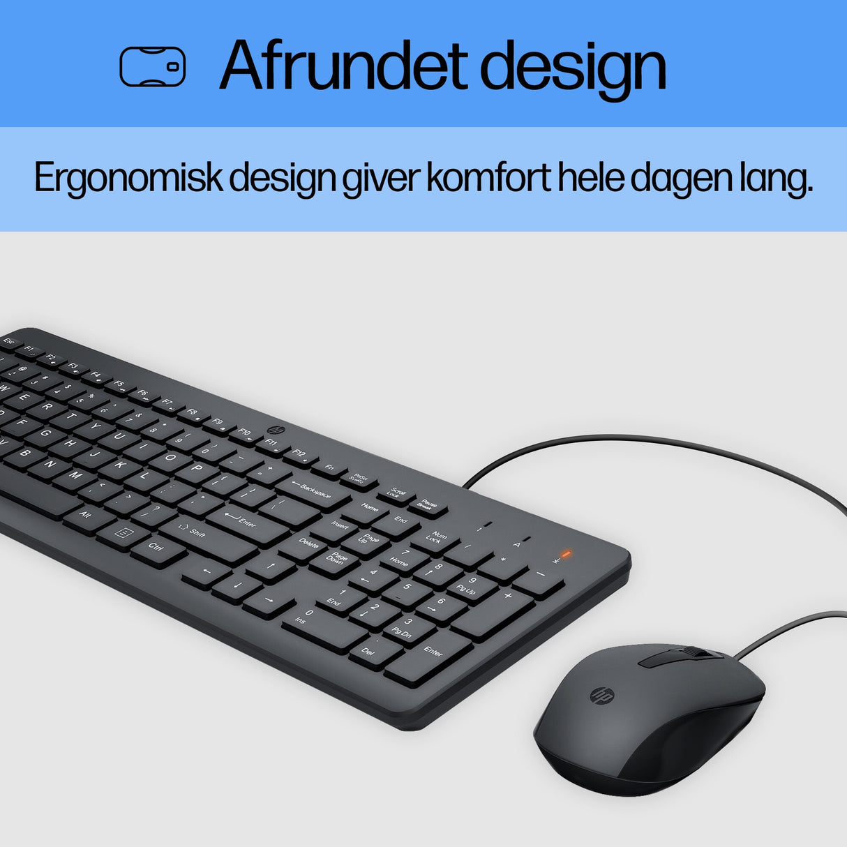 HP 150 Wired Mouse and Keyboard