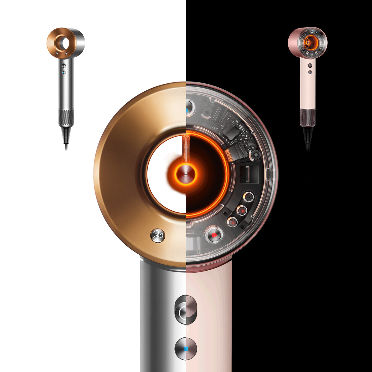 Dyson Supersonic Nural hårtørrer 1600 W Lyserød, Roseguld