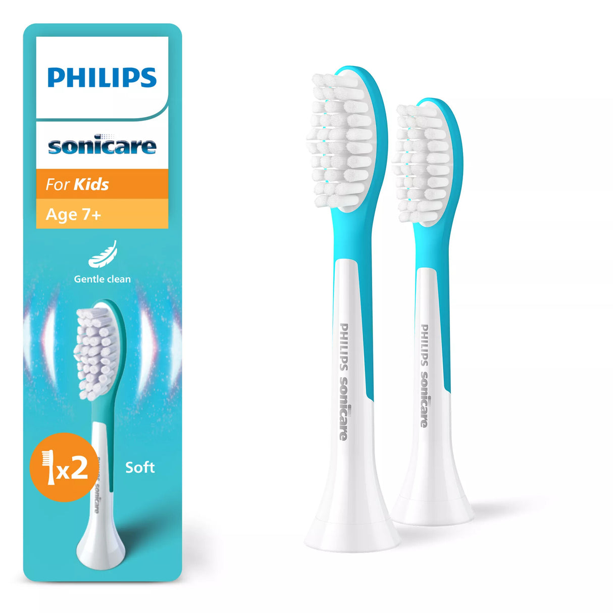 Philips Sonicare For Kids For Kids HX6042/90 Pakke med 2 børstehoveder