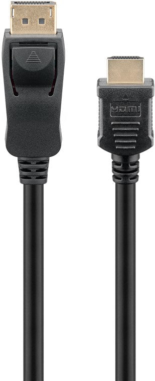 Goobay DisplayPort til HDMI Adapter 4K 30Hz 2 m Sort