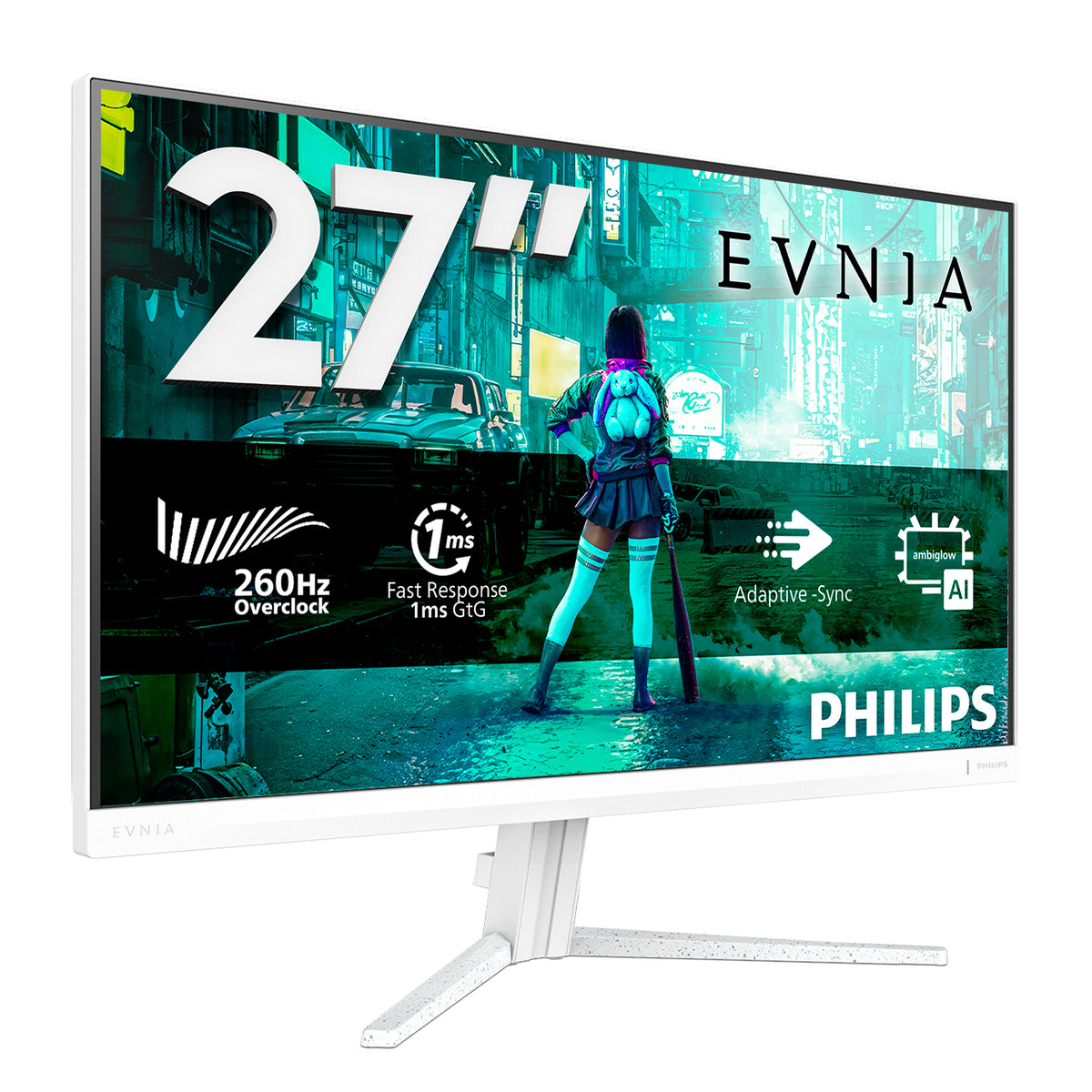 Philips Evnia 3000 27M2N3201PL 27 Fast IPS 1920 x 1080 (Full HD) HDMI DisplayPort 240Hz