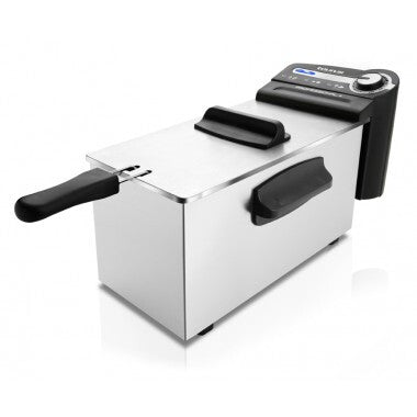 Taurus 973947000 frituregryde Enkelt 4 L Sort, Rustfrit stål