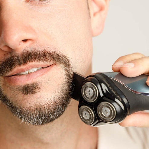 Taurus 3 SIDE WATER SHAVE Rotations shaver Trimmer Sort, Blå
