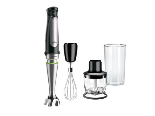 Braun MQ 7025X 0.6 L Immersion blender 1000 W Black, Stainless steel
