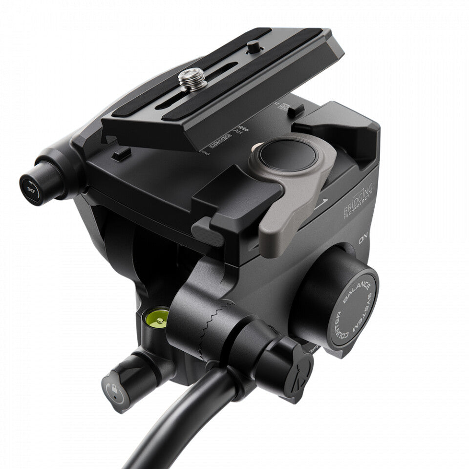 Manfrotto 500X Fluid Head stativhoved Sort Aluminium, Technopolymer 1/4, 3/8" Væske
