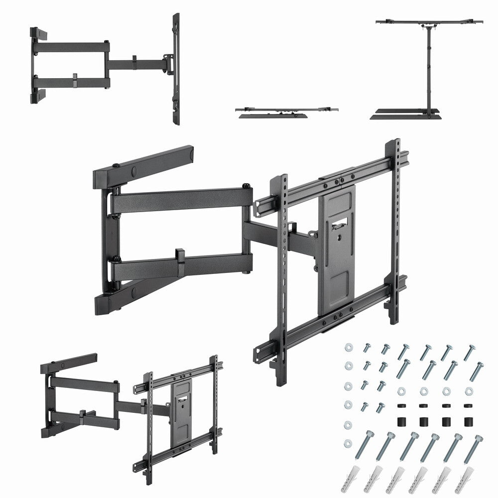 Gembird WM-80ST-05 tv-beslag 2,03 m (80") Sort