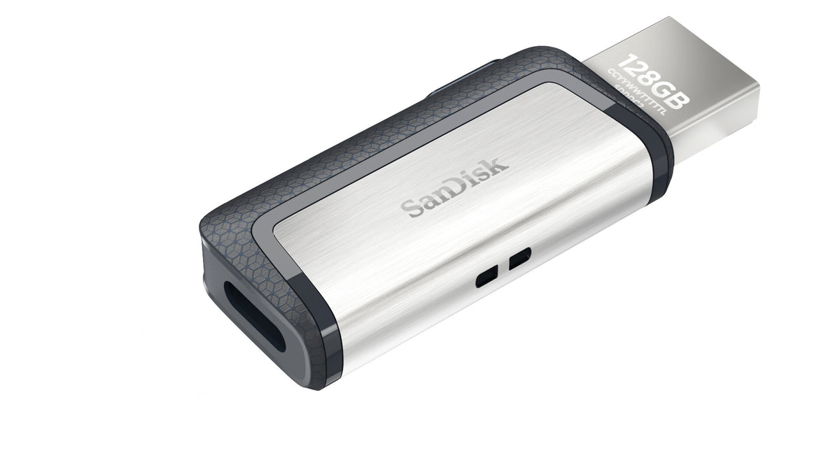 SanDisk Ultra Dual 128GB USB 3.1 / USB-C USB stick Grå