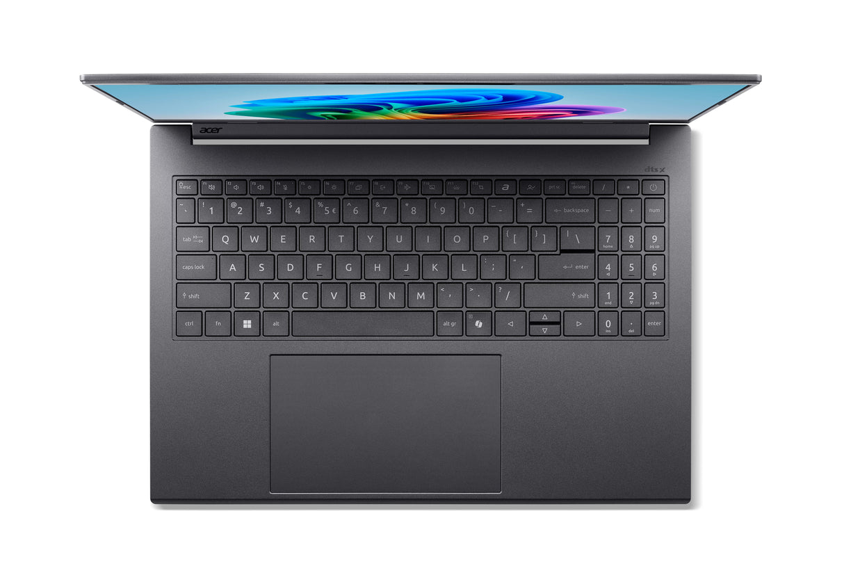 Acer Aspire 16 AI A16-11M-X9L6 Snapdragon X1-26-100 Laptop 40,6 cm (16") WUXGA 32 GB LPDDR5x-SDRAM 1 TB SSD Wi-Fi 7 (802.11be) Windows 11 Home Grå