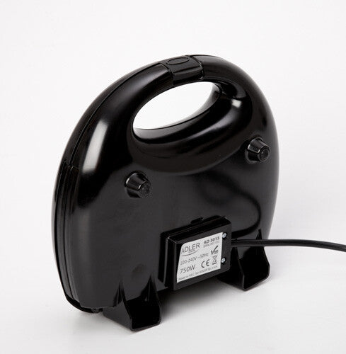 Adler AD 3015 sandwichtoaster 750 W Sort, Sølv