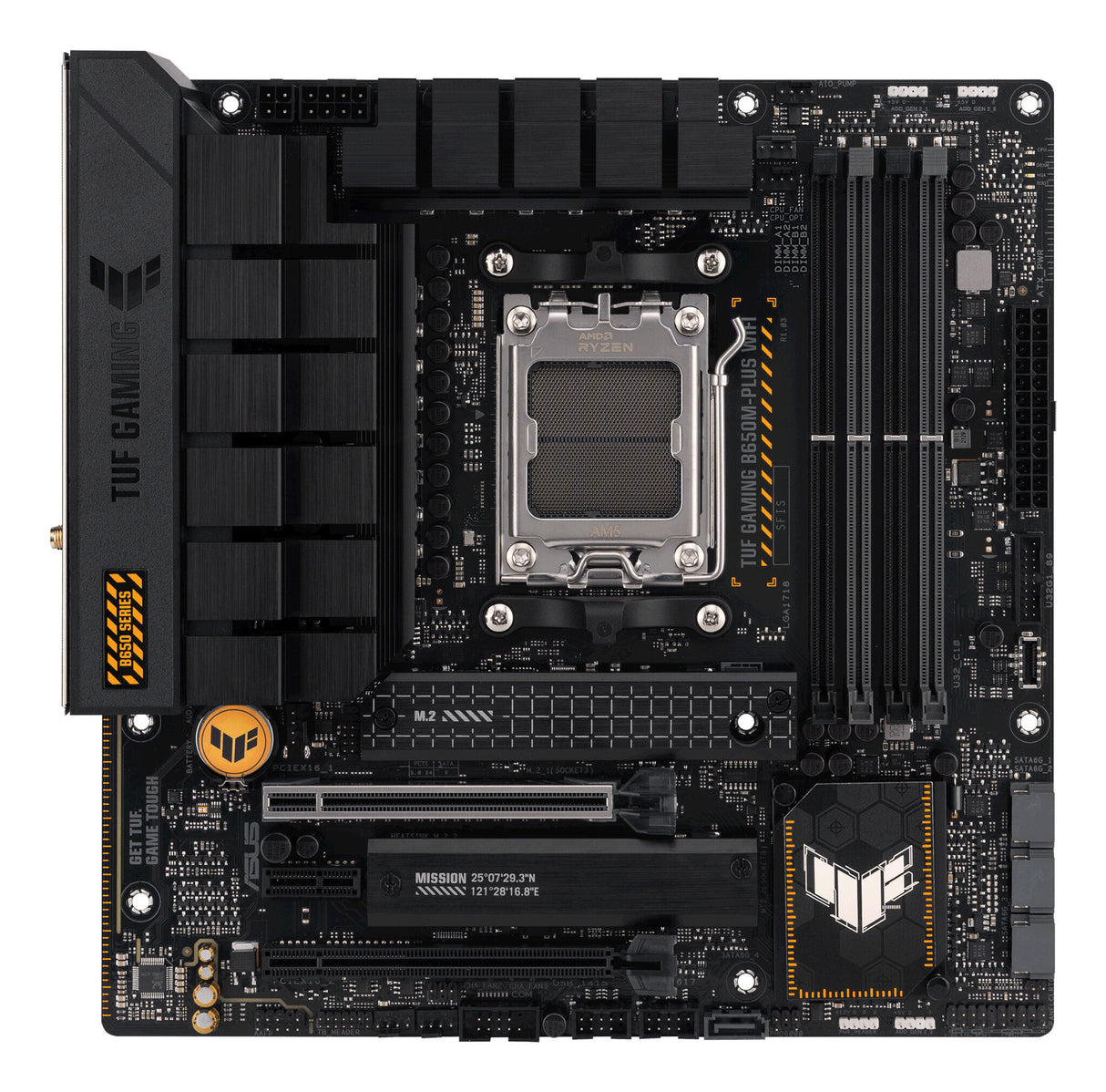 ASUS TUF GAMING B650M-PLUS WIFI AMD B650 Sokkel AM5 micro ATX