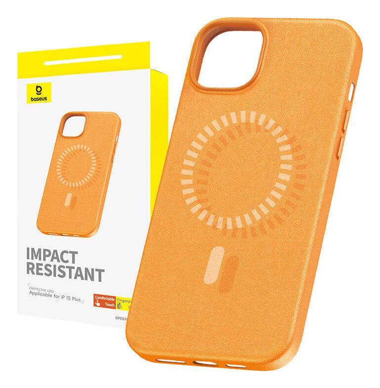 Baseus Fauxther mobiltelefon etui 17 cm (6.7") Cover Orange
