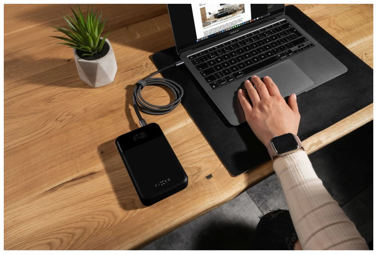 FIXED FIXDA-CC12-GR USB-kabel USB 2.0 1,2 m USB C 4,8 Gbit/sek. 240 W Grå