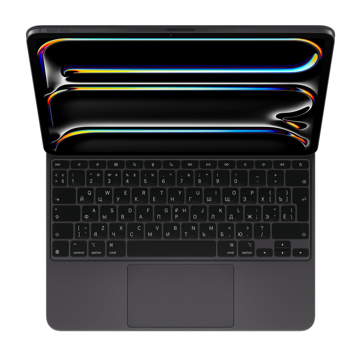 Apple Magic Keyboard QWERTY Russisk Sort