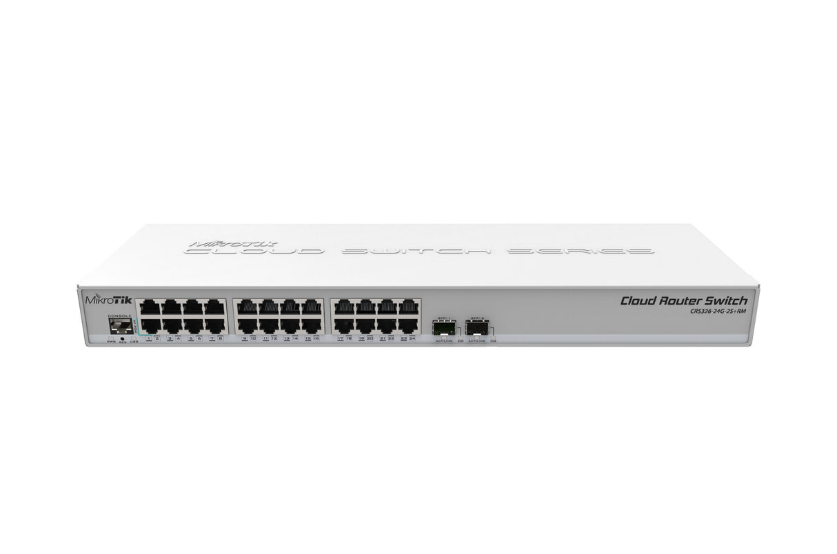 Mikrotik CRS326-24G-2S+RM netværksswitch Administreret L2 Gigabit Ethernet (10/100/1000) Grå