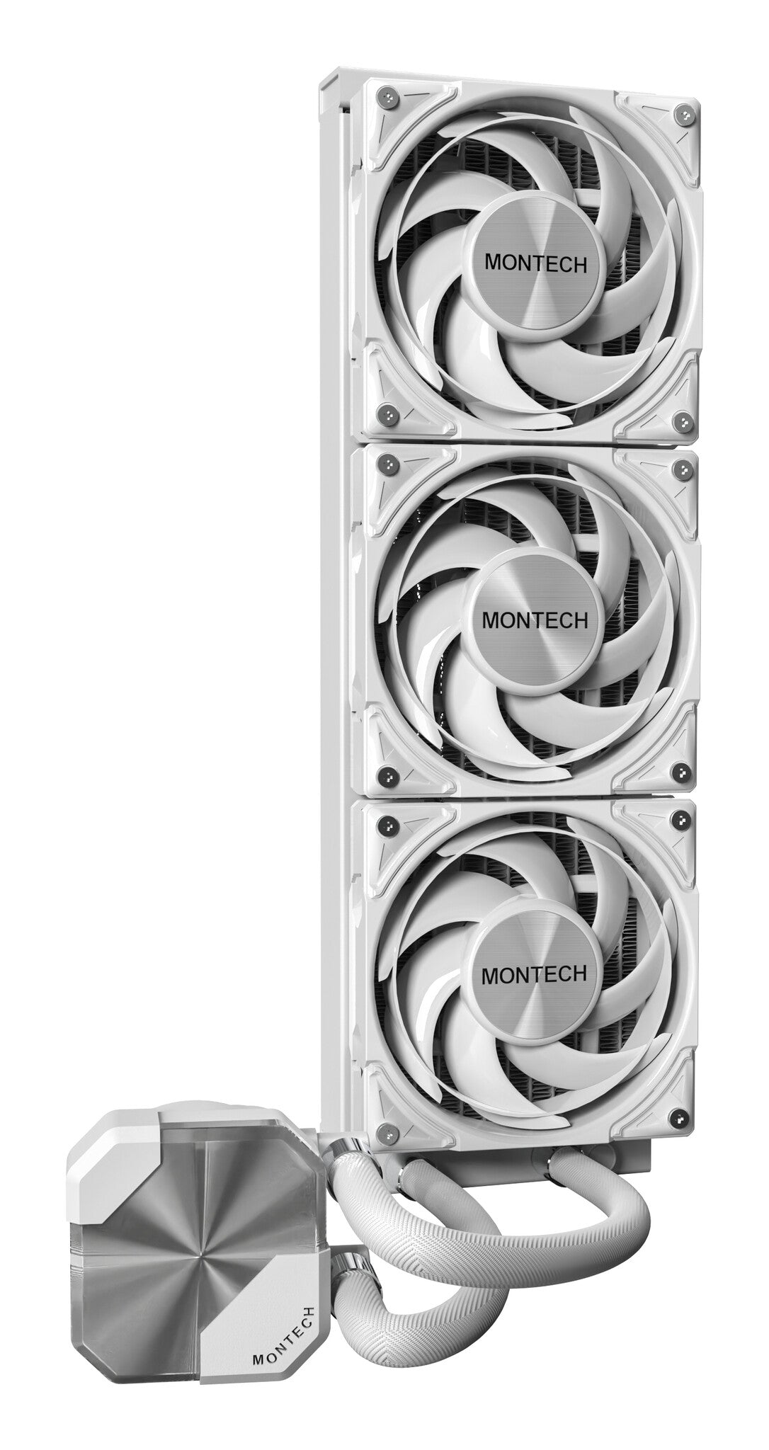 Montech HyperFlow Silent 360 Processor Alt-i-en væskekøler 12 cm Hvid 1 stk