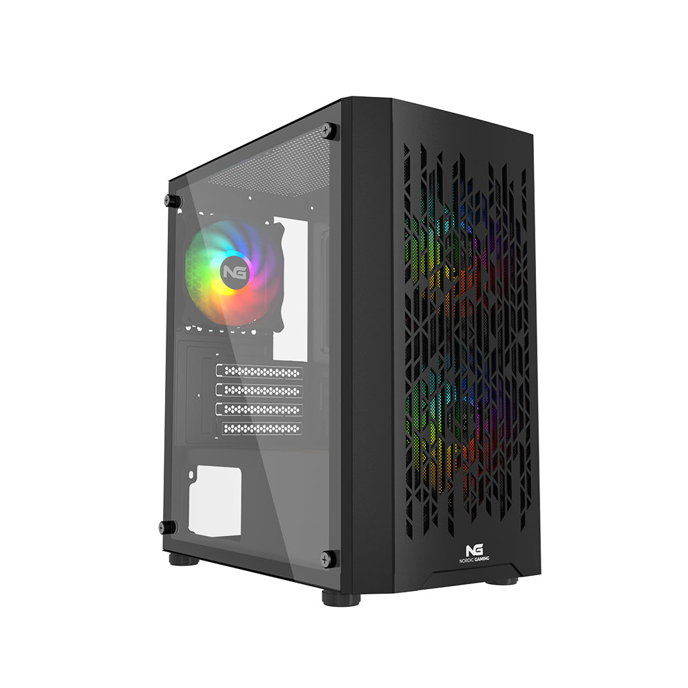 Nordic Gaming Fenris RGB Mini Tower micro-ATX Sort