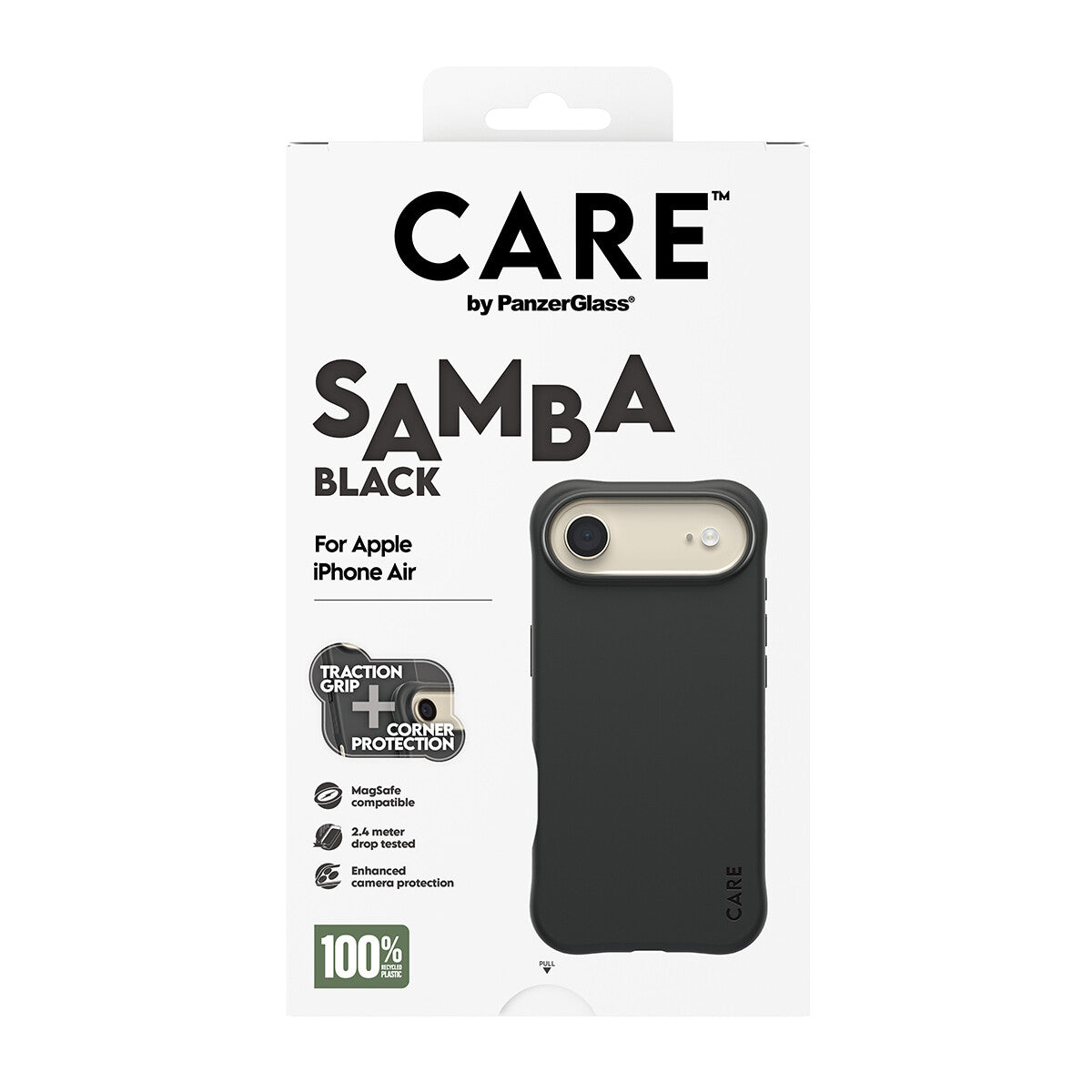 PanzerGlass CARE™ by ® Samba Case Sort m. MagSafe iPhone Air