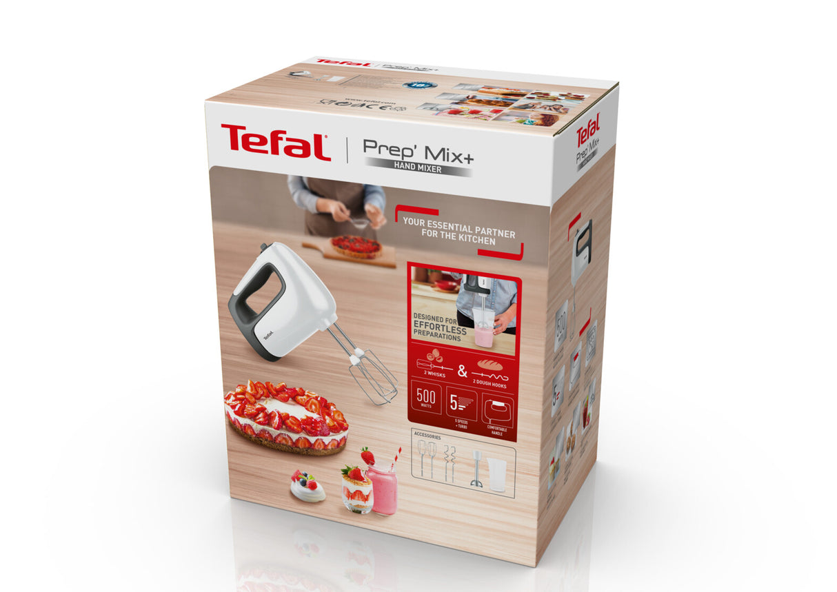 Tefal Prep'Mix HT4621 Håndmixer 500 W Hvid