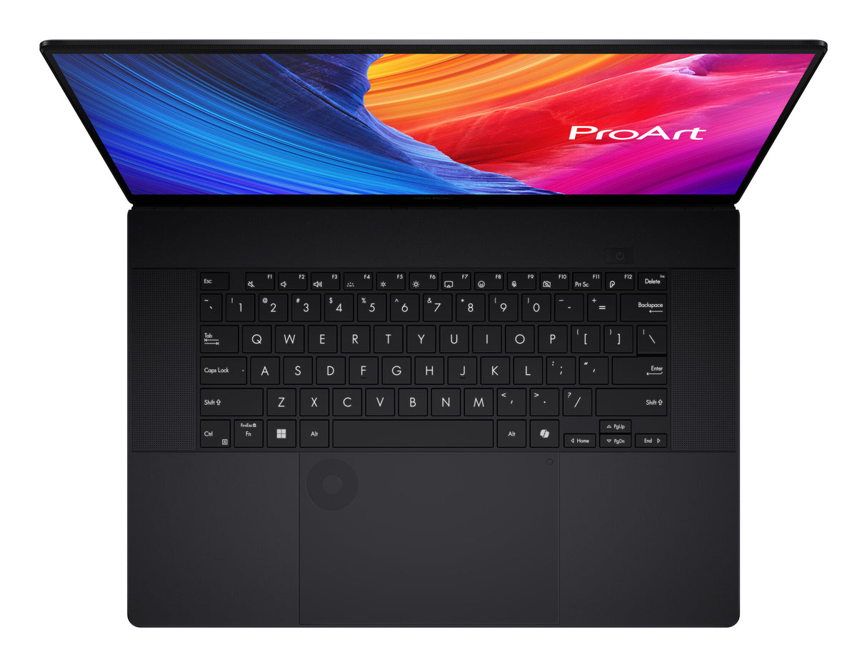 ASUS ProArt P16 H7606WP-RJ079X Copilot+ PC AMD Ryzen AI 9 HX 370 Laptop 40,6 cm (16") Berøringsskærm 3K 64 GB LPDDR5x-SDRAM 2 TB SSD NVIDIA GeForce RTX 5070 Wi-Fi 7 (802.11be) Windows 11 Pro Sort