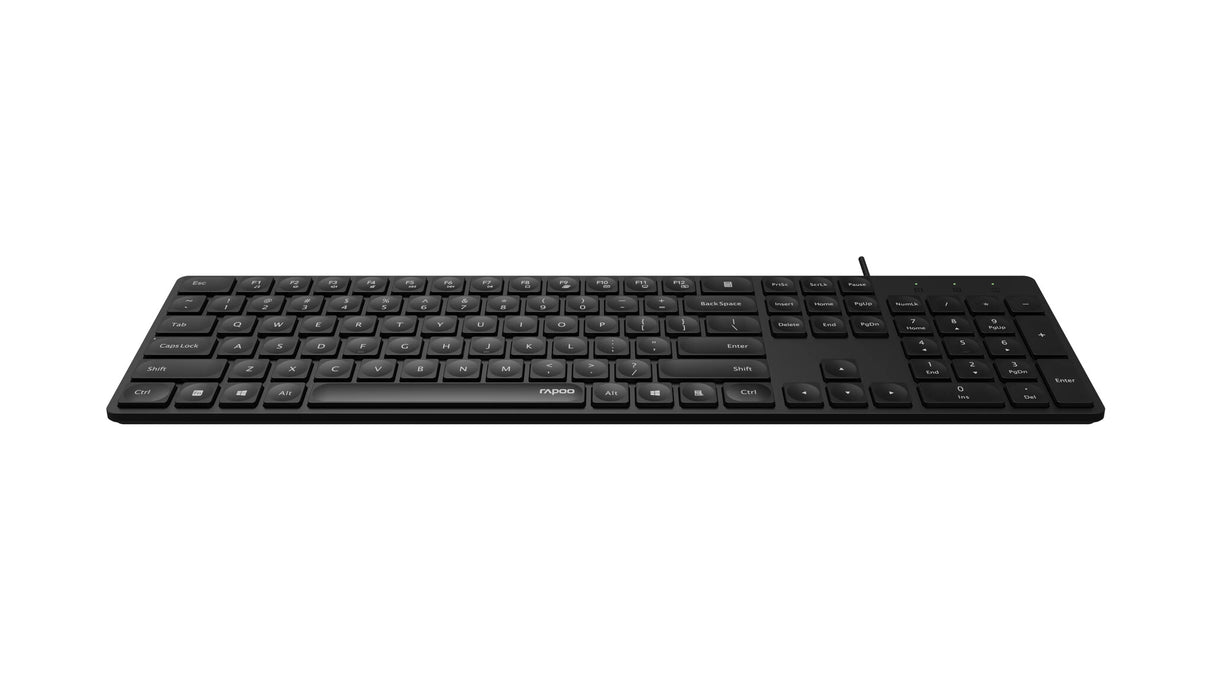Rapoo NK8020 tastatur Universel USB QWERTY Sort