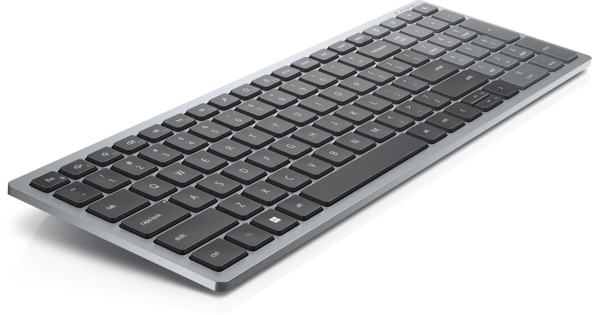 DELL KB740 tastatur Kontor RF trådløs + Bluetooth QWERTY US International Grå, Sort