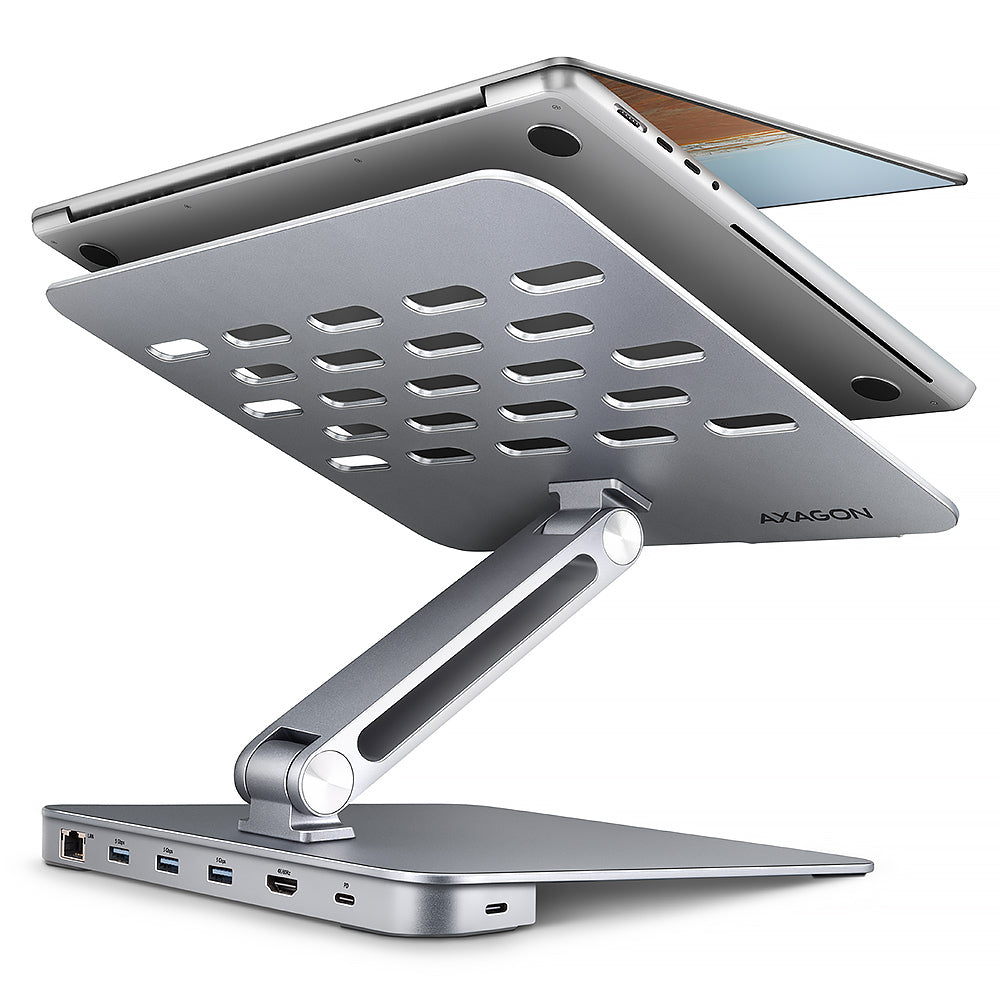 Axagon HMC-STND laptop stativ Sølv 43,9 cm (17.3")