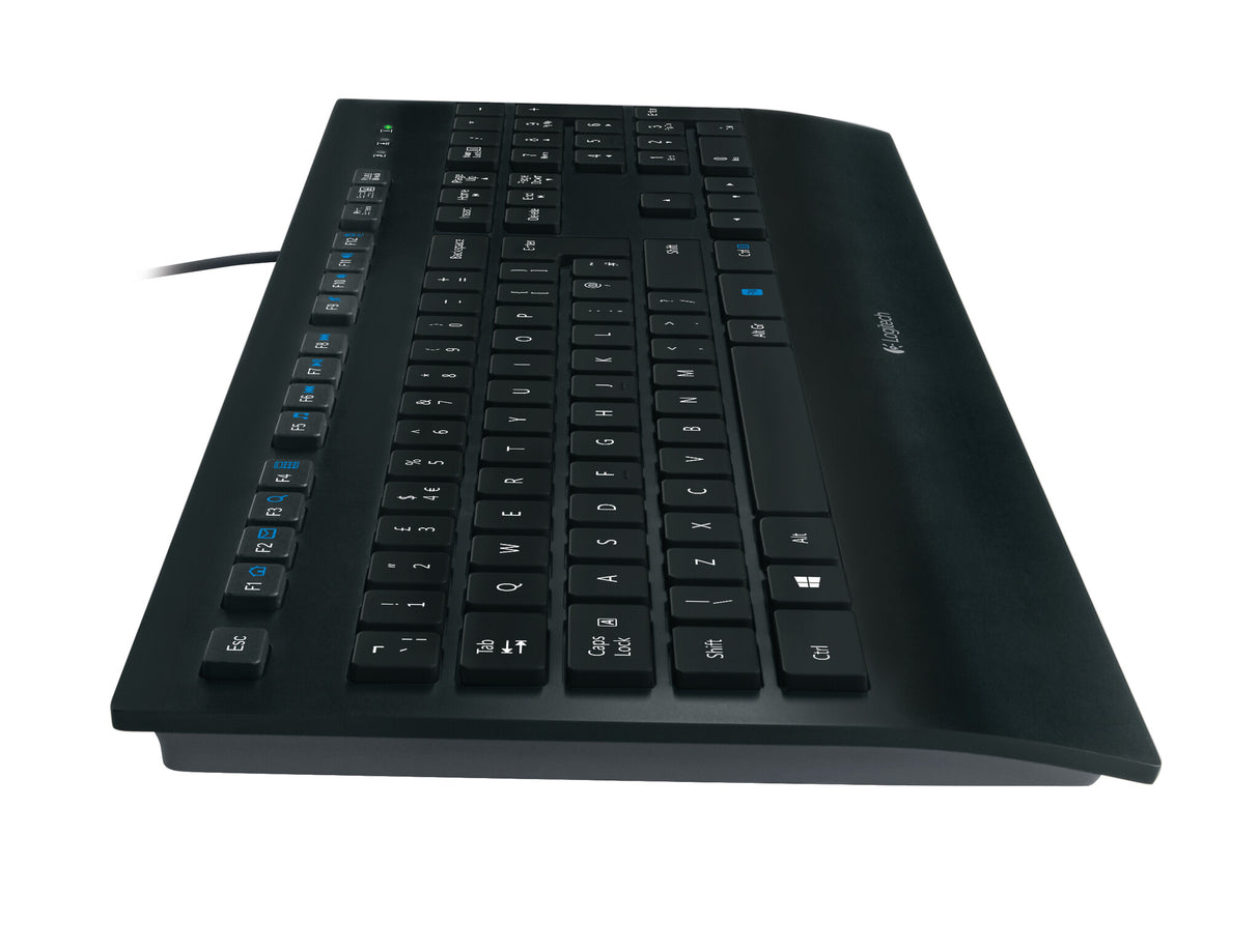 Logitech K280e for Business tastatur Kontor USB QWERTY US International Sort