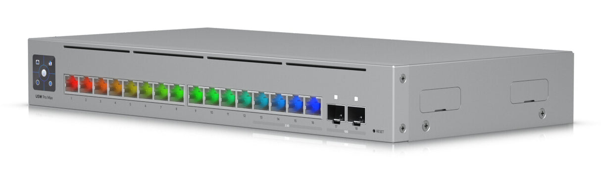 Ubiquiti Pro Max 16 L3 2.5G Ethernet (100/1000/2500) 1U Grå