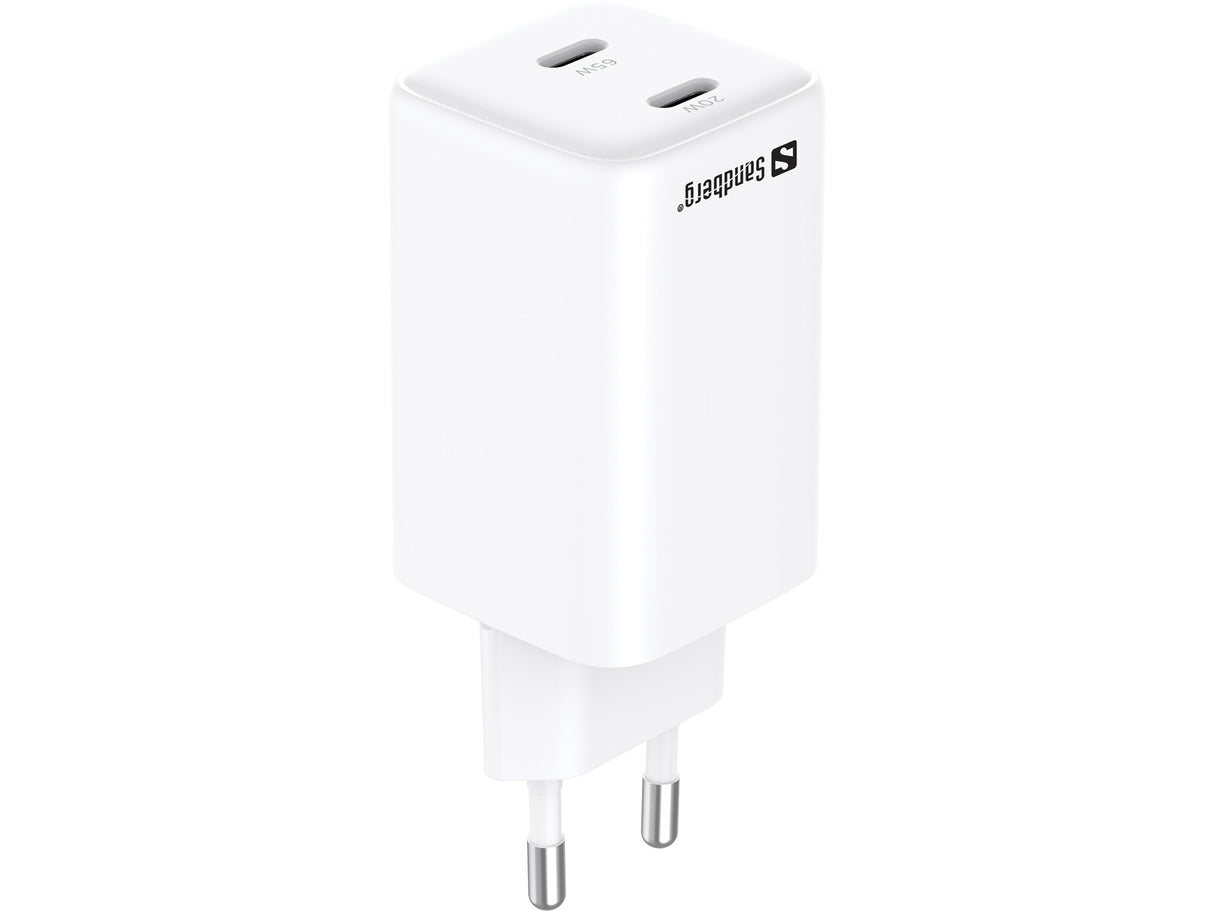 Sandberg AC Charger Dual USB-C PD65W EU