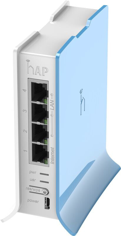 Mikrotik RB941-2ND-TC WLAN adgangspunkt 300 Mbit/s Blå, Hvid