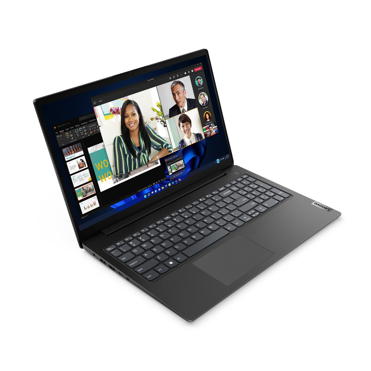 Lenovo V15 G4 AMN AMD Ryzen™ 5 7520U Laptop 39.6 cm (15.6") Full HD 16 GB LPDDR5-SDRAM 512 GB SSD Wi-Fi 6 (802.11ax) Black English