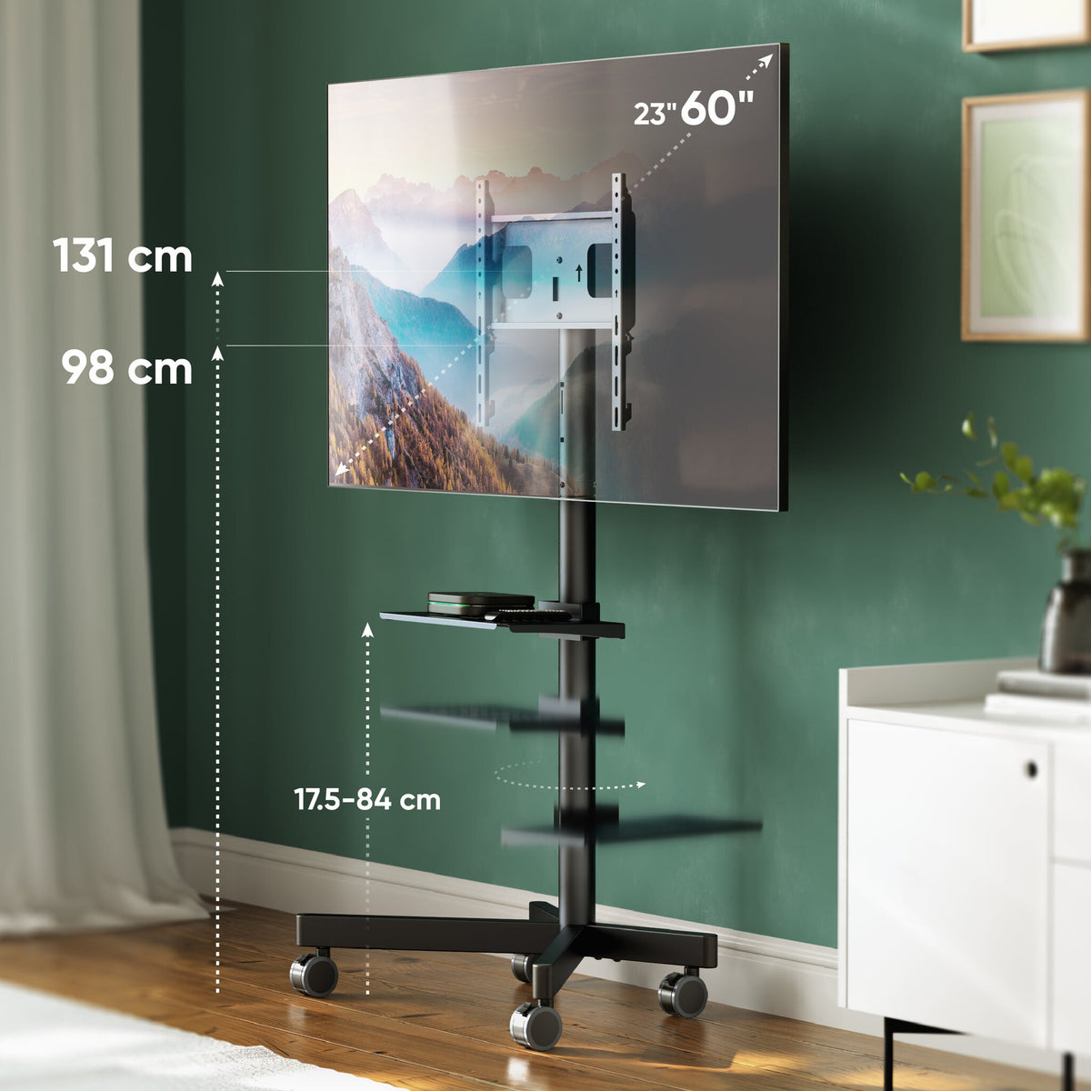 ONKRON TS1137-B tv-beslag 152,4 cm (60") Sort