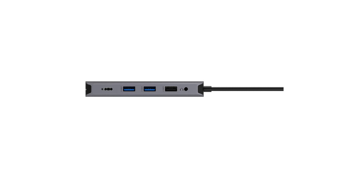 Acer 12-in-1 Type-C Dongle Ledningsført USB 3.2 Gen 1 (3.1 Gen 1) Type-C Sølv