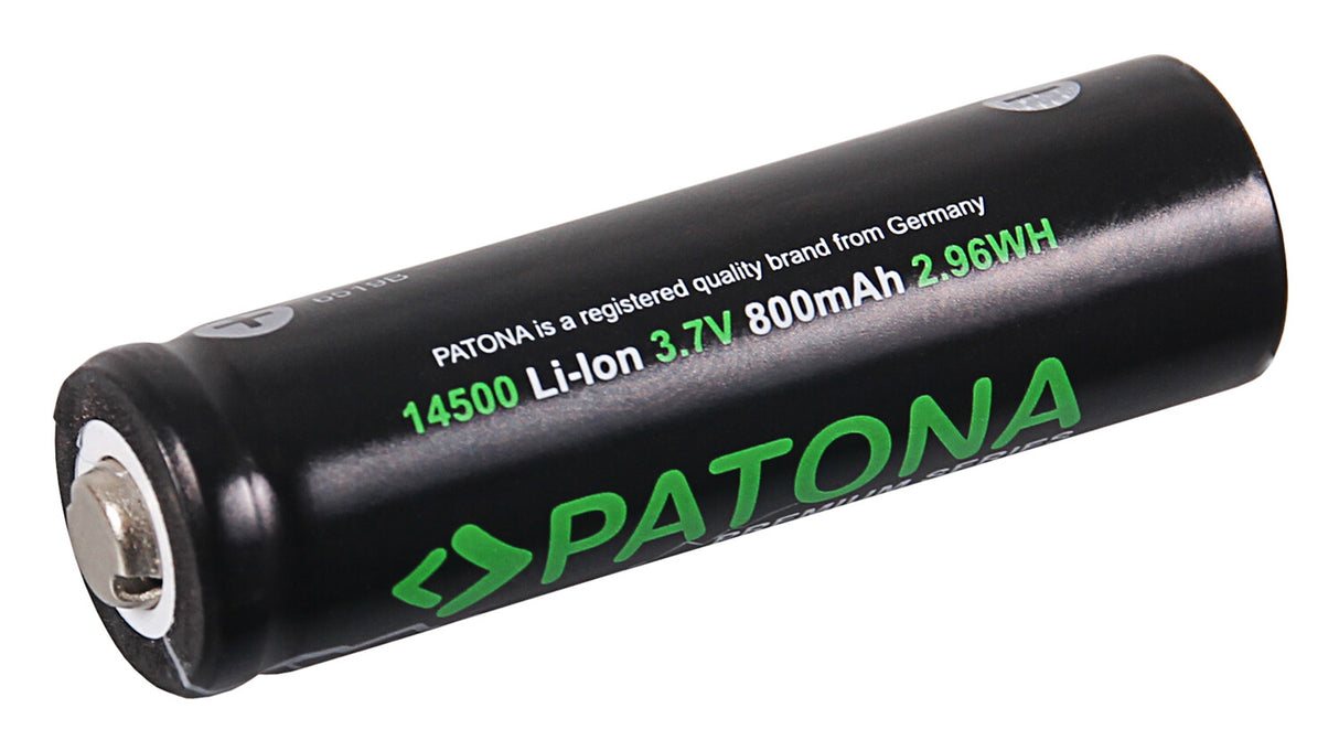 PATONA 6519 husholdningsbatteri Genopladeligt batteri ICR14500 Lithium-Ion (Li-Ion)
