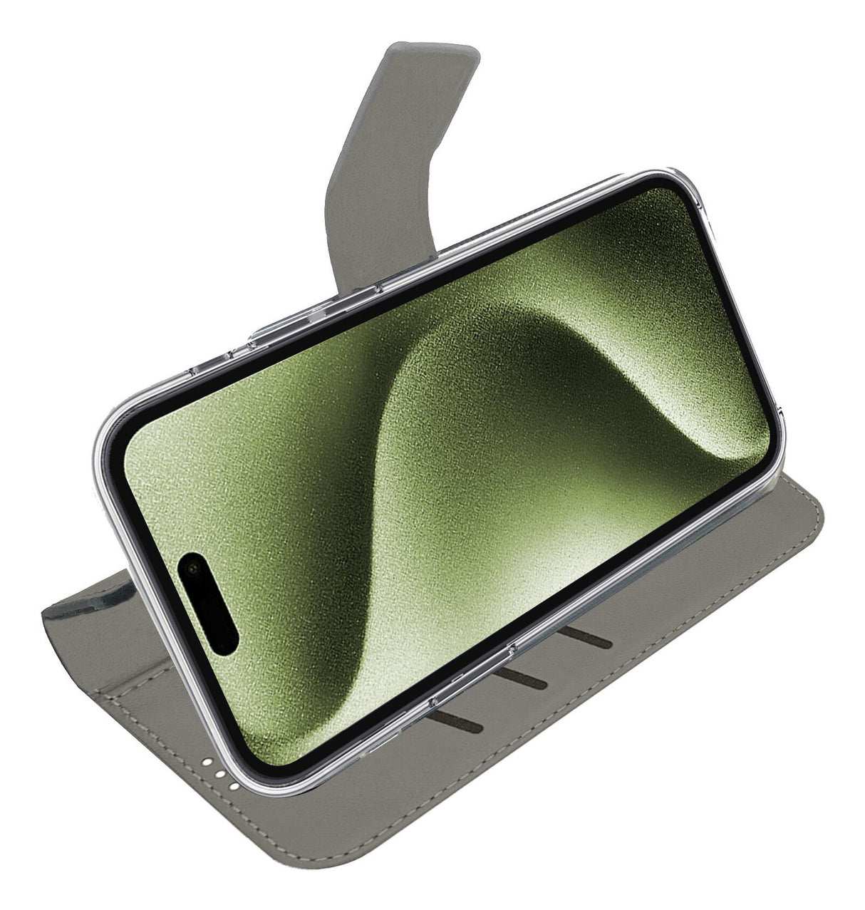 Celly WALLY1078 mobiltelefon etui 15,5 cm (6.1") Tegnebogsetui Sort