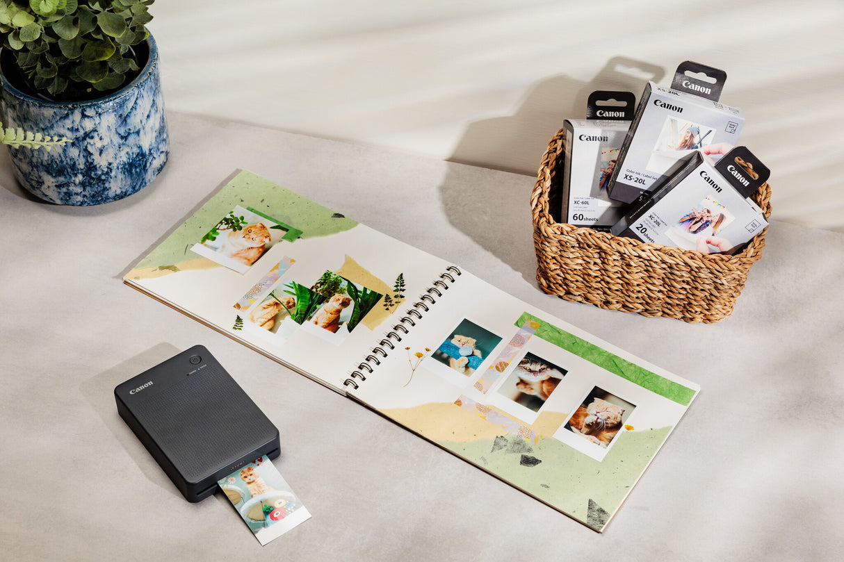 Canon SELPHY QX20 WH fotoprinter Farvesublimation 287 x 287 dpi 2.8" x 3.3" (7.2x8.5cm) Wi-Fi