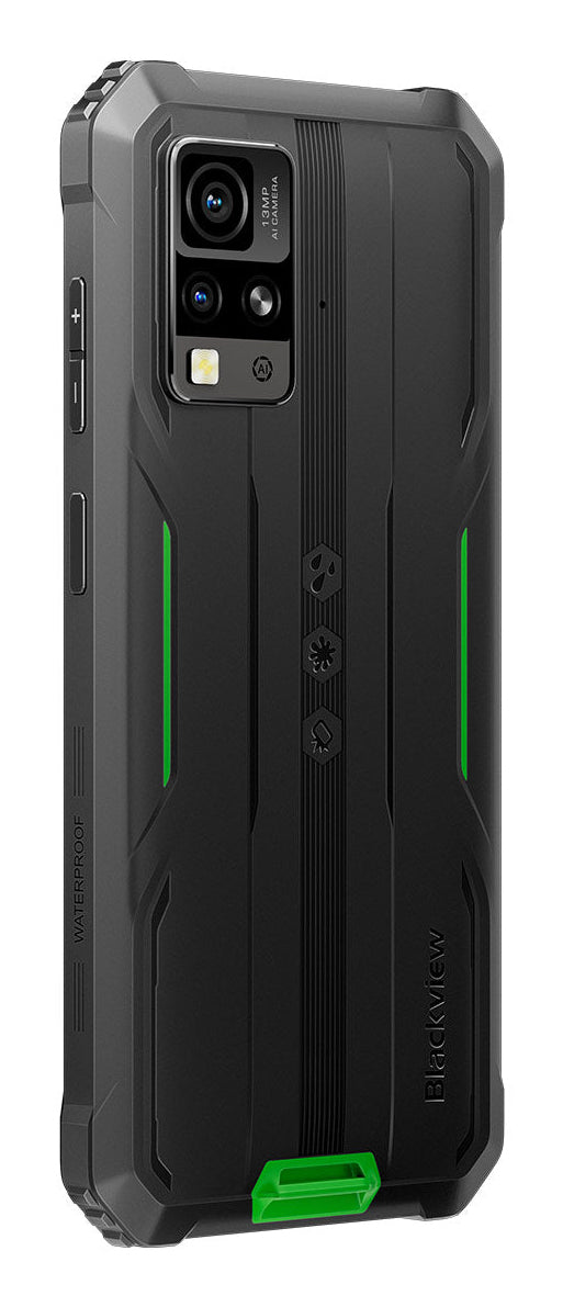 Blackview BV4800 PRO 16,7 cm (6.56") Dual SIM Android 14 4G 4 GB 128 GB 5180 mAh Sort, Grøn