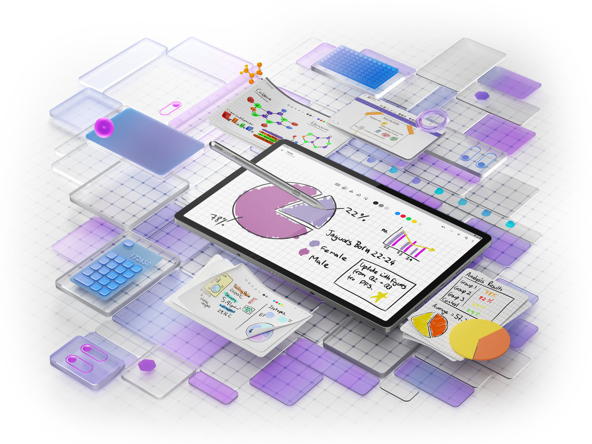 Lenovo Idea Tab Pro ZAE4 12.7 128GB 8GB Grå