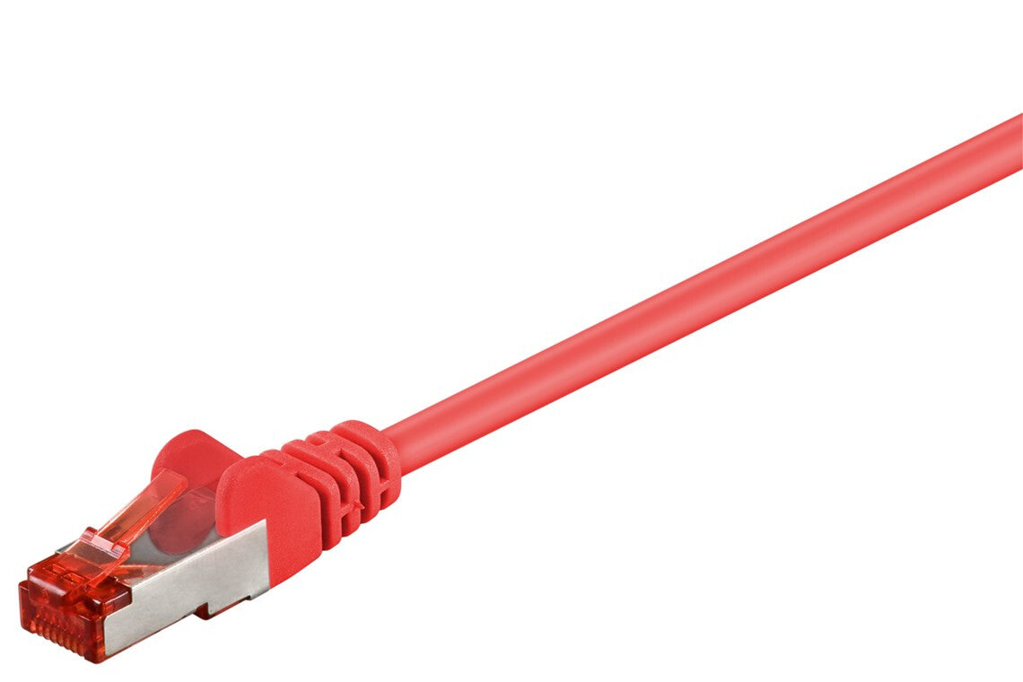 Goobay 95487 netværkskabel Rød 10 m Cat6 S/FTP (S-STP)