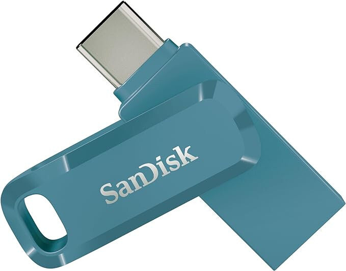 SanDisk Ultra Dual Drive Go USB 64GB USB-nøgle USB Type-A / USB Type-C 3.2 Gen 1 (3.1 Gen 1) Blå