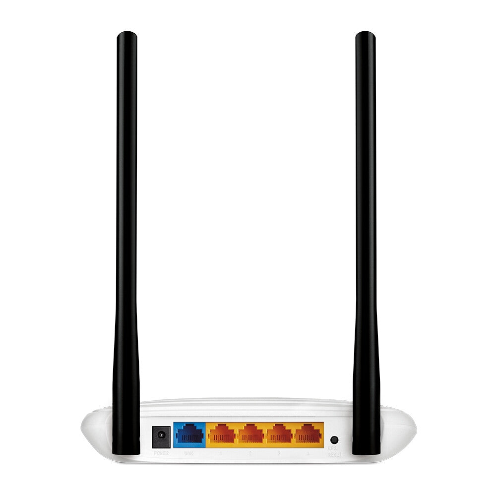 TP-Link TL-WR841N trådløs router Hurtigt ethernet Enkelt band (2,4 GHz) Sort, Hvid