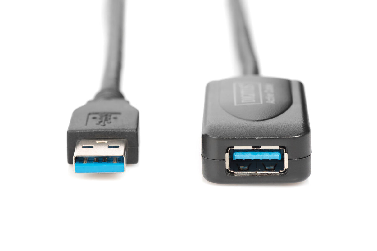 Digitus DA-73104 USB-kabel USB 3.2 Gen 1 (3.1 Gen 1) 5 m USB A 5 Gbit/sek. Sort