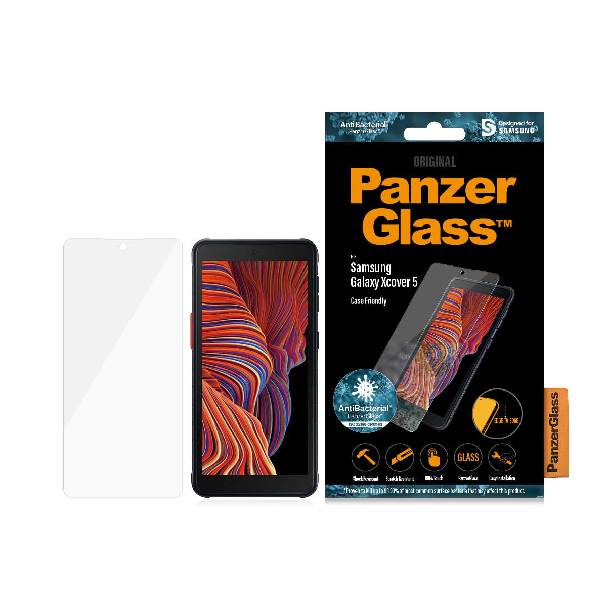 PanzerGlass ® Skærmbeskyttelse Samsung Galaxy Xcover 5
