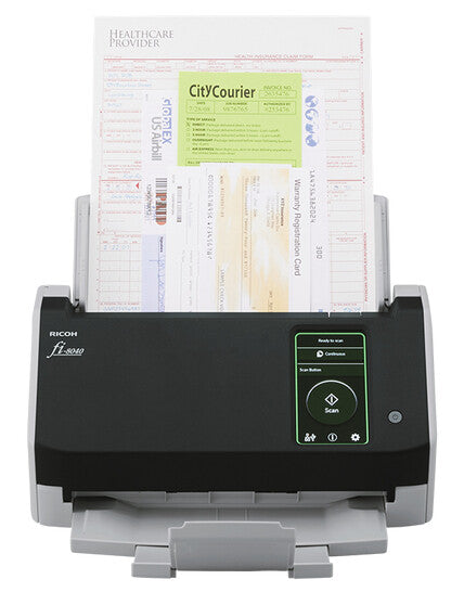 Ricoh fi-8040 ADF + manuel indføringsscanner 600 x 600 dpi A4 Sort, Grå