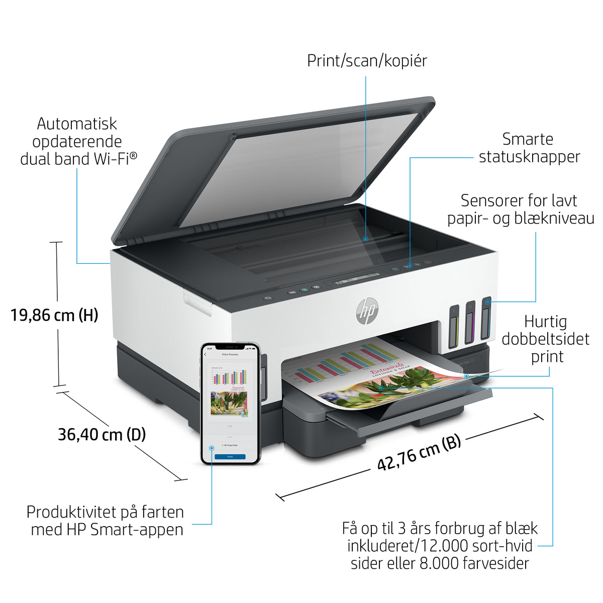 HP Smart Tank 7005 All-in-One Blækprinter