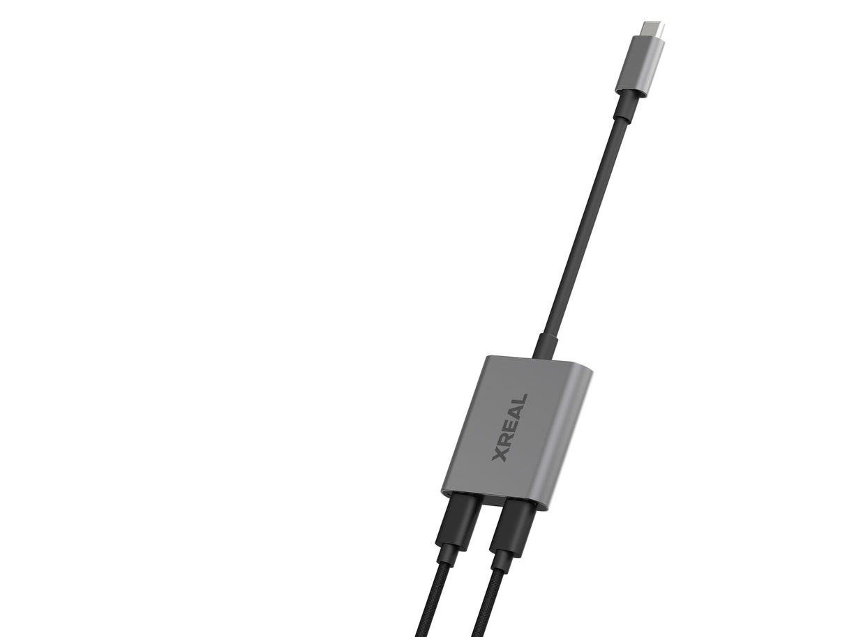 XREAL X7007 interface hub USB 2.0 Type-C Grå