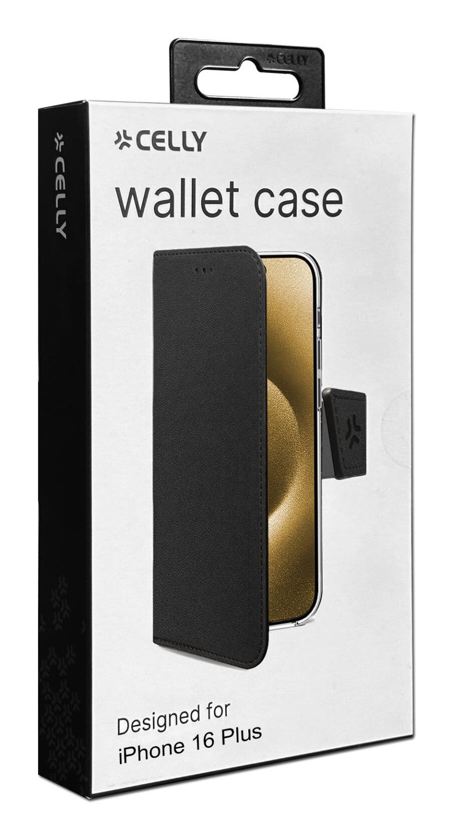 Celly WALLY1080 mobiltelefon etui 17 cm (6.7") Tegnebogsetui Sort