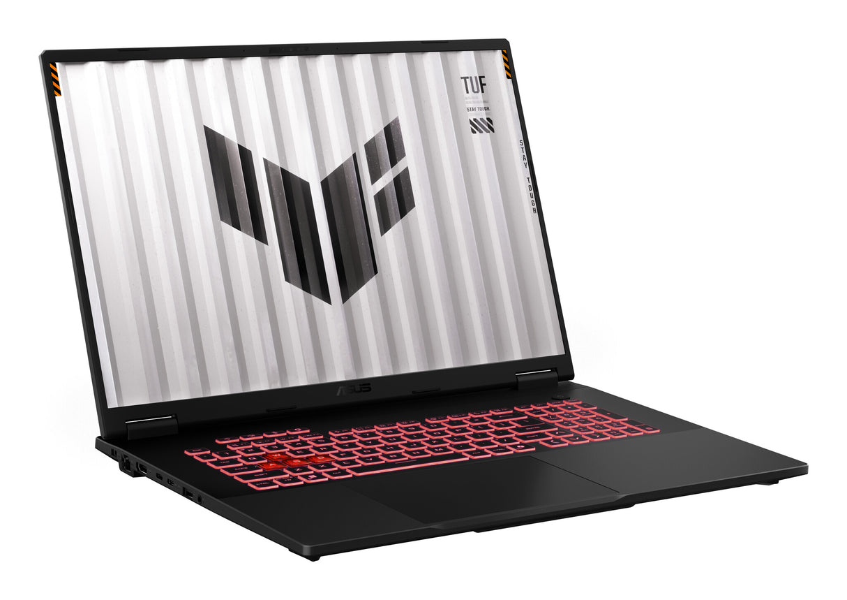 ASUS TUF Gaming A18 FA808UM-S8015W AMD Ryzen™ 7 260 Laptop 45,7 cm (18") WUXGA 16 GB DDR5-SDRAM 512 GB SSD NVIDIA GeForce RTX 5060 Wi-Fi 6E (802.11ax) Windows 11 Home Sort, Grå