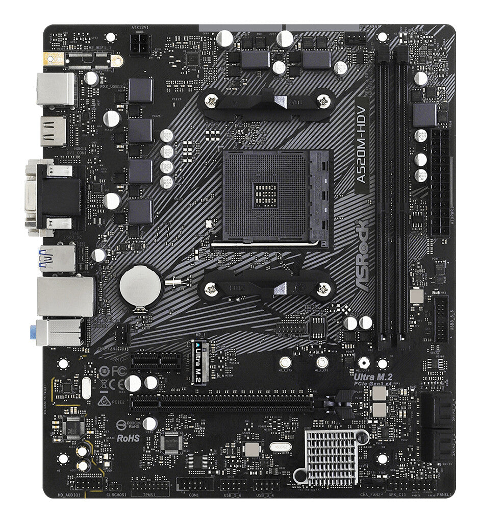 Asrock A520M-HDV Stik AM4 micro ATX